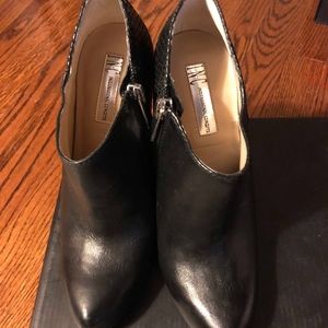 INC International Concepts Black Ankle Booties